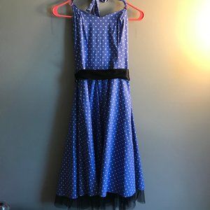 Vintage Style Pin-Up Polka Dot Dress